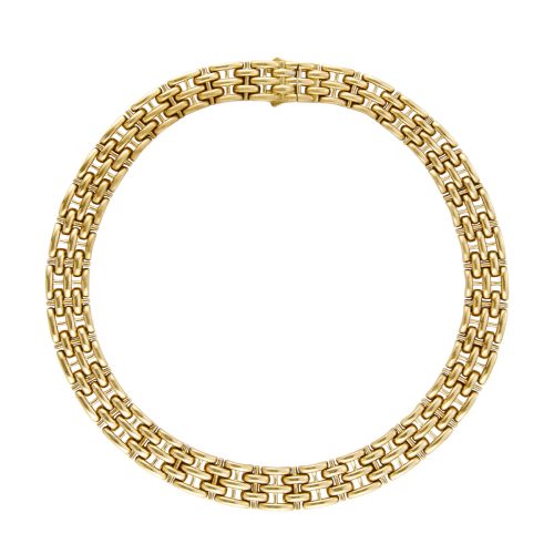 CLARETTE LINK NECKLACE, GOLD