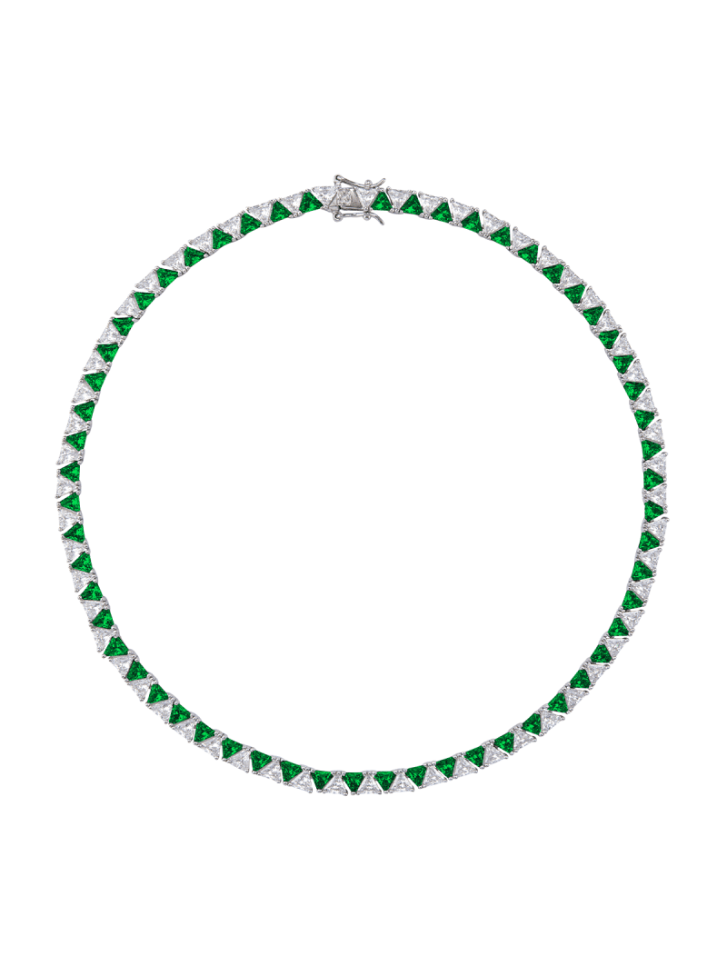 Emerald White Necklace