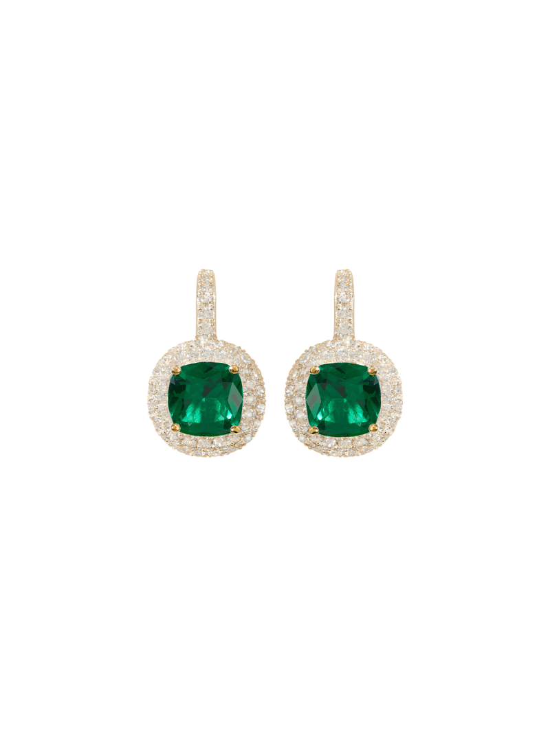 MoreauEarrings Emerald Gold