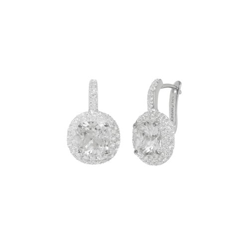 MoreauEarrings WhiteSapp Silver Side