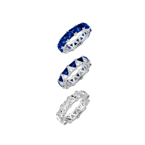 THEODORADOUBLETRILLIONRINGSTACK BLUE